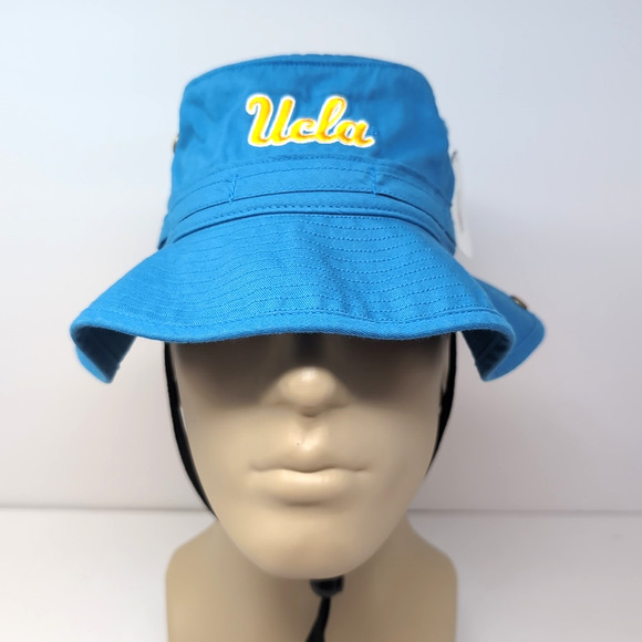 UCLA Bruins NCAA Bucket Hat OS One Size Blue Gold Embroidered Adjustable NEW NWT - Picture 1 of 11